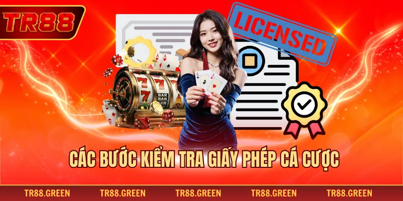 Các bước kiểm tra giấy phép cá cược